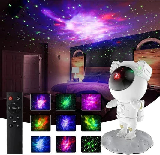 Projector Night Light, Astronaut Projector with Remote/Timer, Kids Room Decor, Aesthetic Galaxy Projector for Bedroom, Gift for Kids Adults Room Décor - PACK OF 1 - COLOR MAY VARY