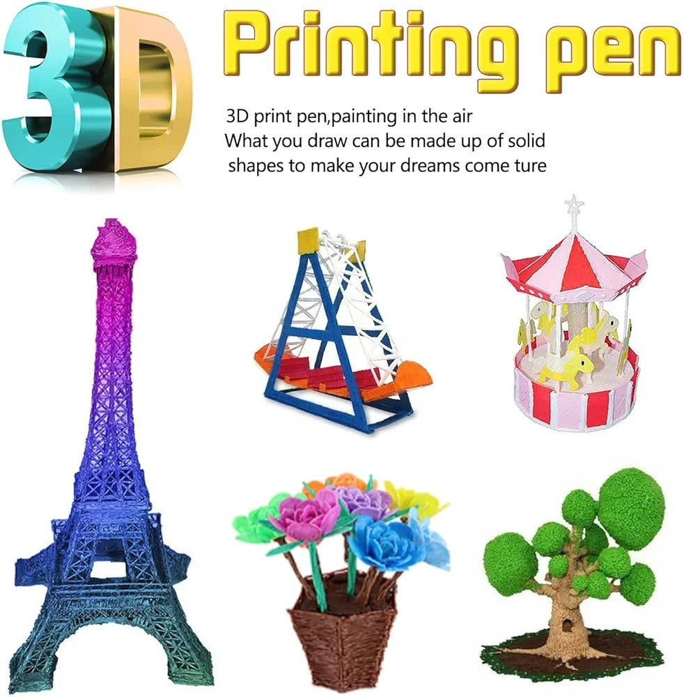 3D Pen, 3D Drawing Pen with LCD Screen, 3D Doodler Pen Creative DIY Gift,Best Gifts for Kids